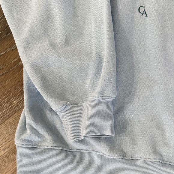 Old Navy, Socomfy Blue/Gray Sweatshirt, Size Med. Embroidered - Picture 7 of 7